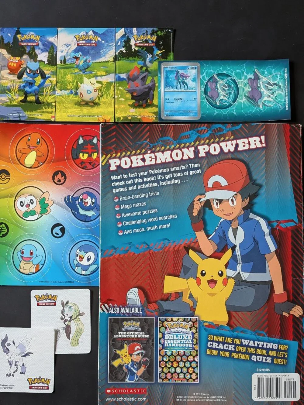 Pokemon Stickers Bundle & Kalos Activity Book